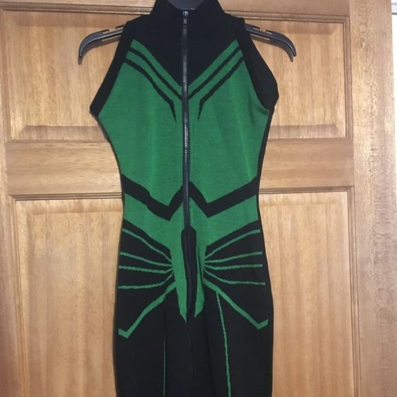 Elhoffer Design Dresses & Skirts - Marvelous Goddess of Death Zipper Sheath Dress